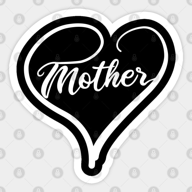 Love - a heart for mother's day Sticker by All About Nerds